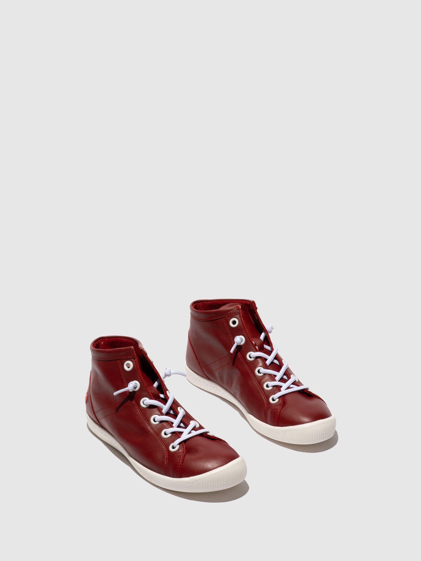 Sapatilhas em pele suave Softinos ISLEEN vermelho