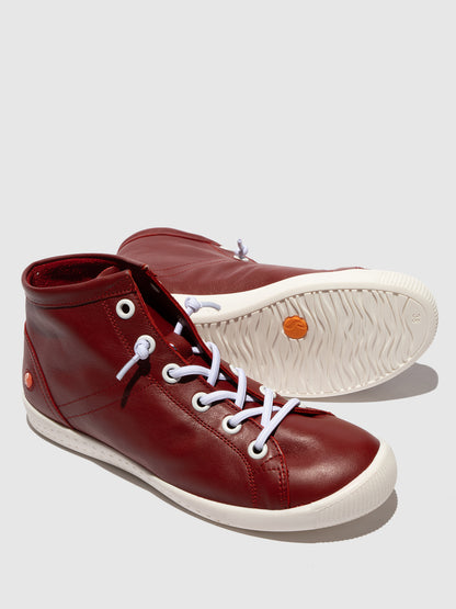 Sapatilhas em pele suave Softinos ISLEEN vermelho