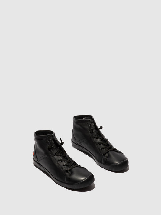 Sapatilhas em pele suave Softinos ISLEEN preto