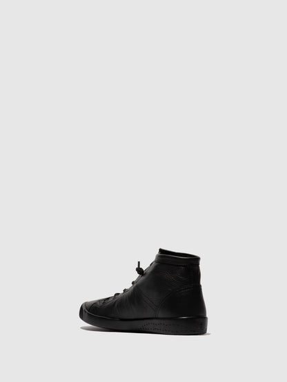 Sapatilhas em pele suave Softinos ISLEEN preto