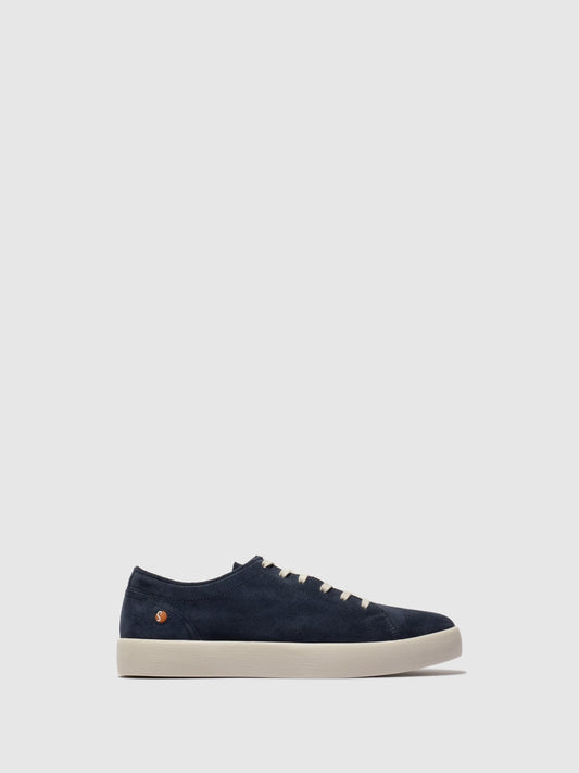 Sapatilhas em pele suave Softinos ROSS azul jeans