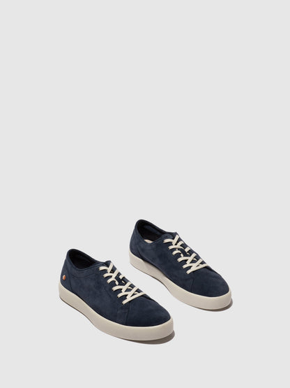 Sapatilhas em pele suave Softinos ROSS azul jeans
