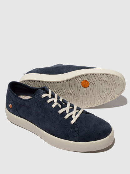 Sapatilhas em pele suave Softinos ROSS azul jeans