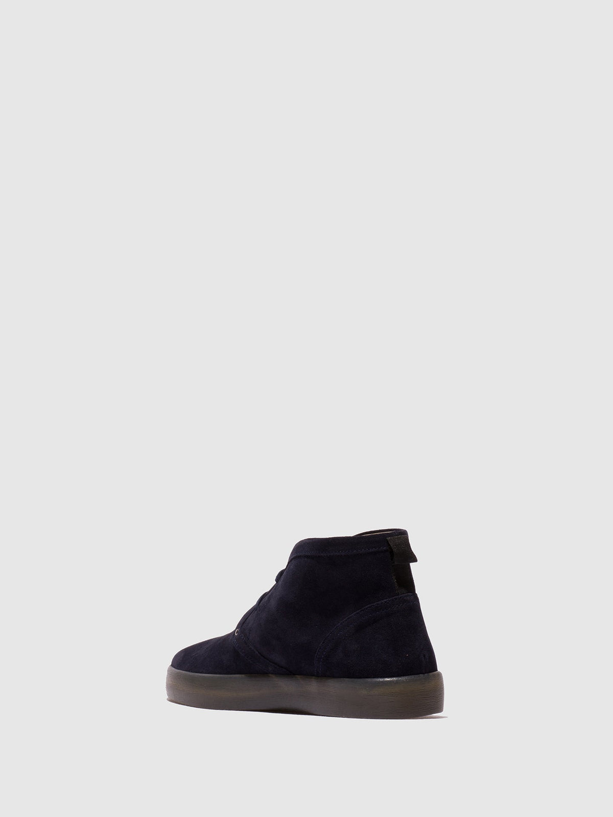 Botins com atacadores em pele suave Softinos RUSK704SOF azul-marinho