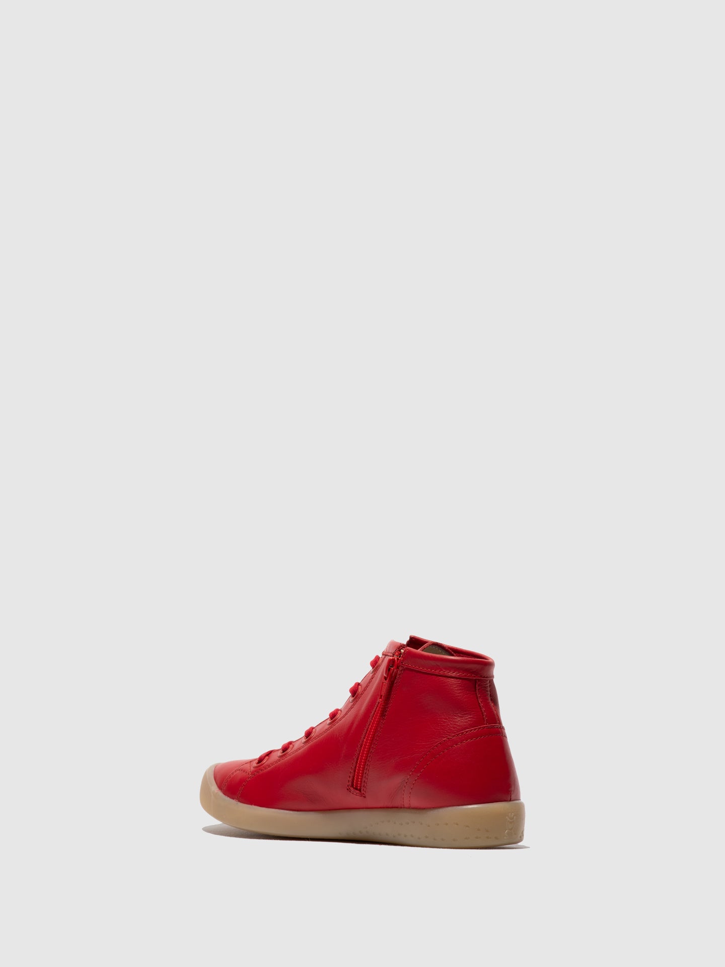 Botins em pele suave Softinos vermelho cereja