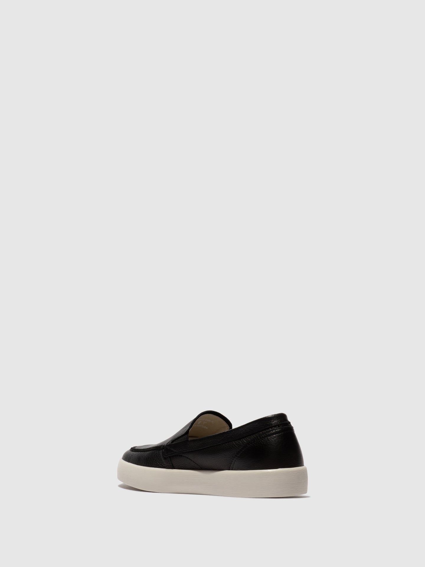 Mocassins de conforto em pele suave Softinos RUSY preto