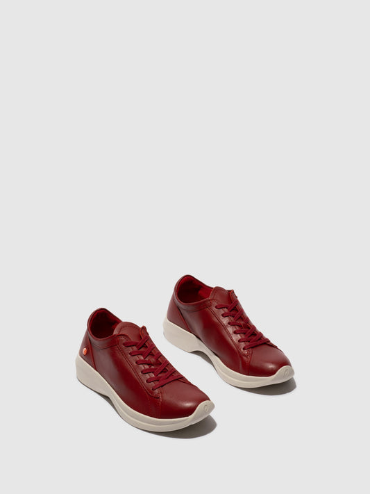 Sapatilhas em pele suave Softinos GAJI vermelho