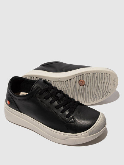 Sapatilhas em pele suave Softinos APOR preto