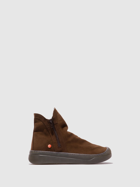 Botins em pele suave Softinos ABIL castanho-escuro