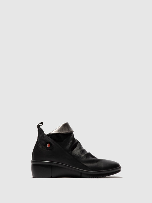 Botins em pele suave Softinos RARA preto