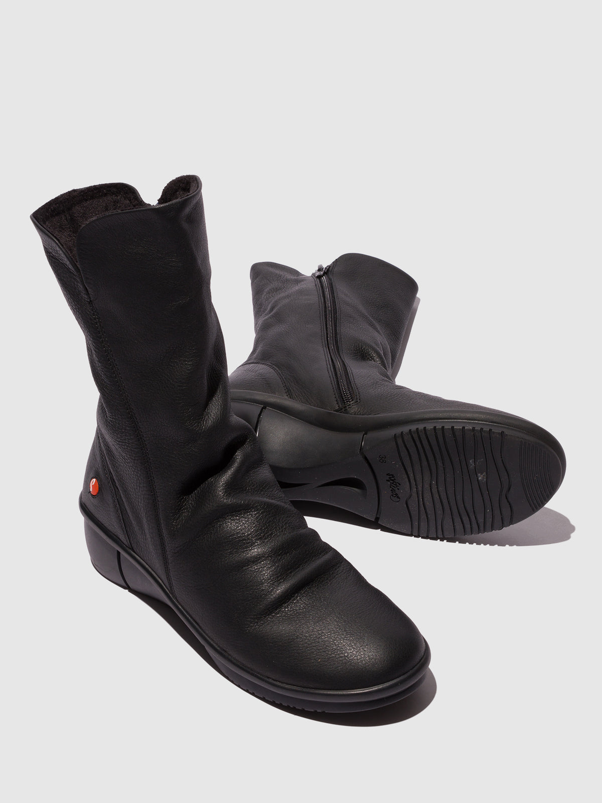 Botas em pele suave Softinos ROTT preto