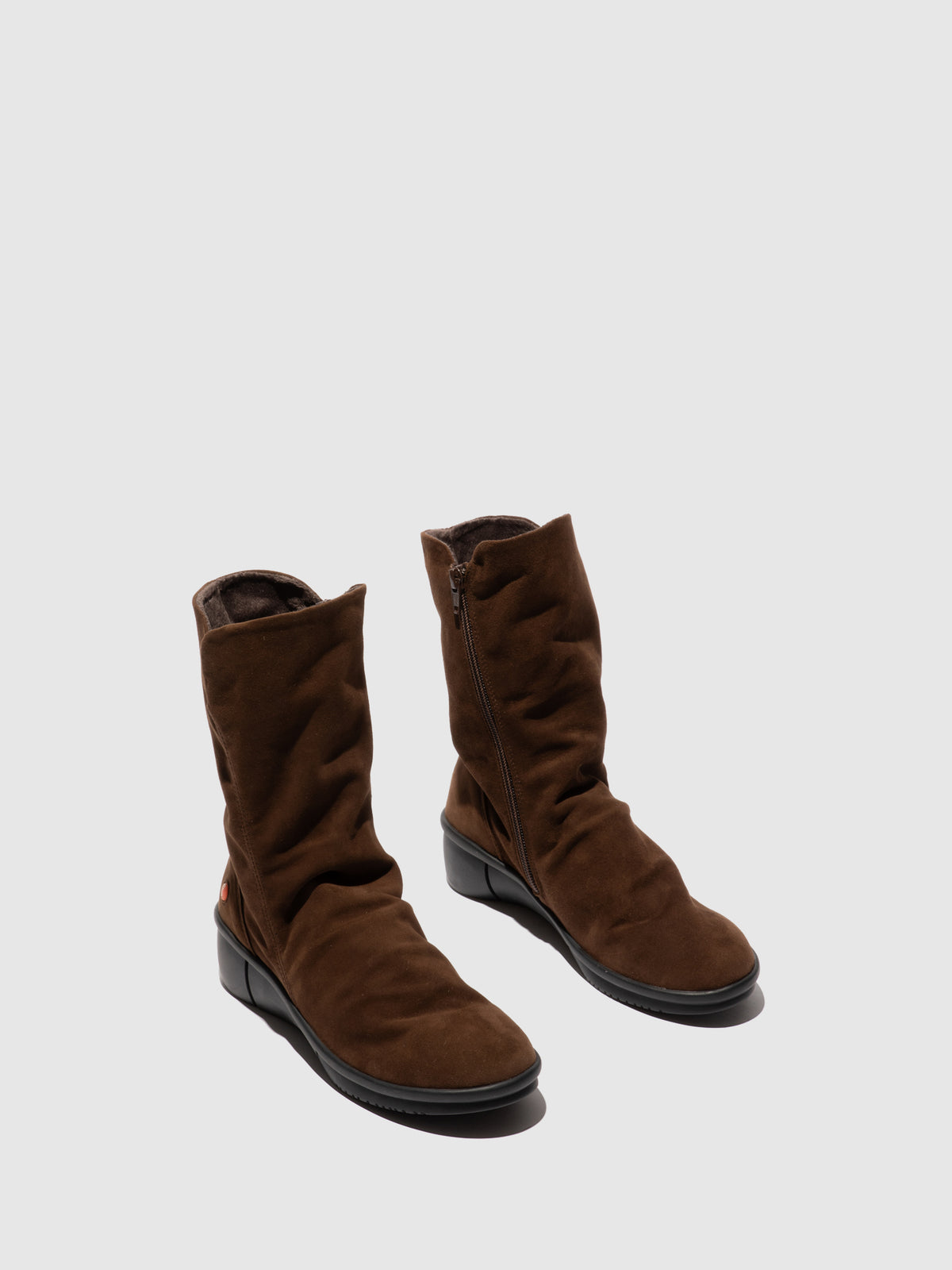 Botas em pele suave Softinos ROTT castanho-escuro