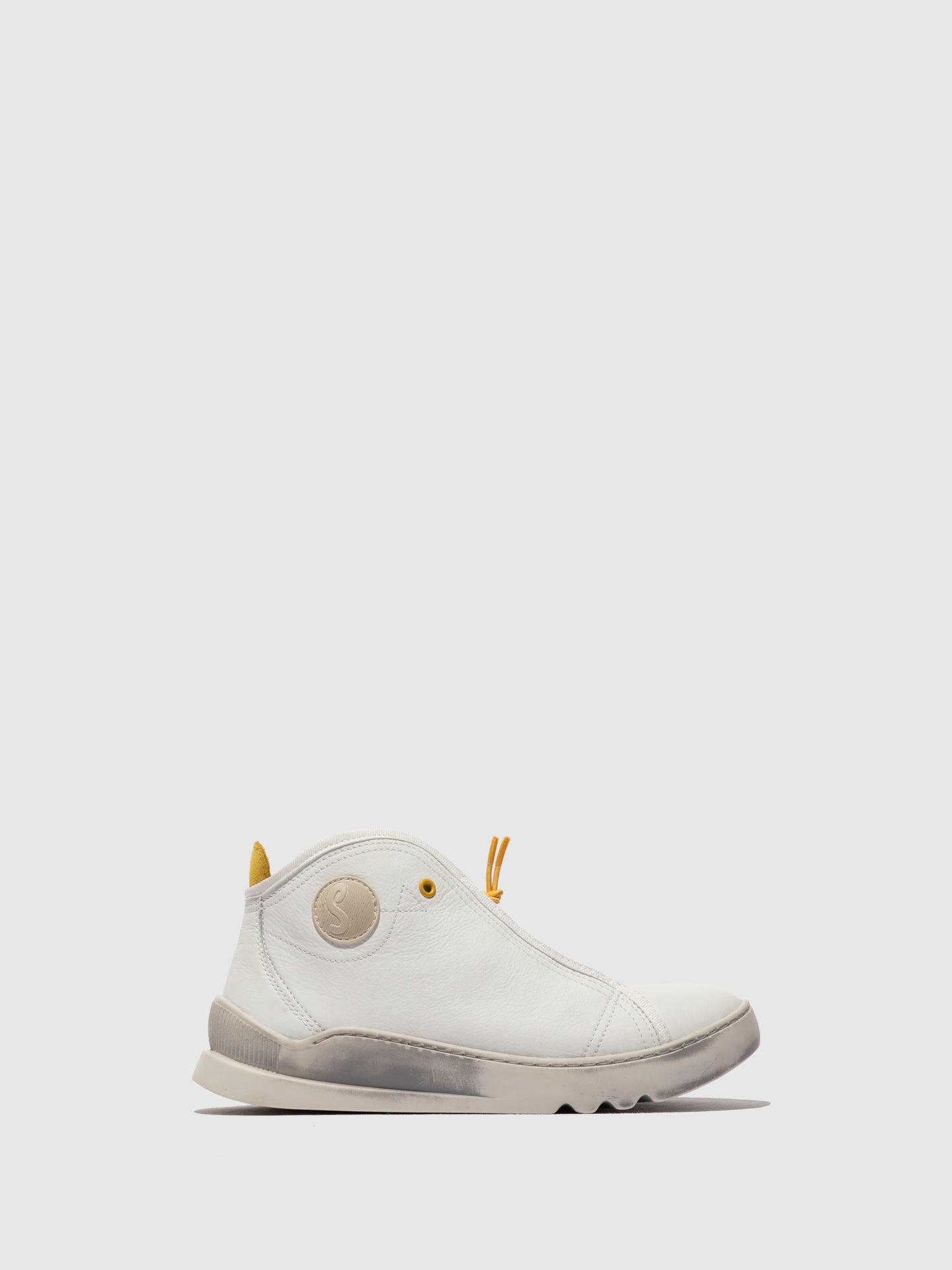 Botins em pele suave Softinos LOKE branco