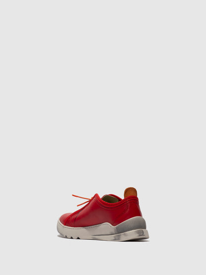Sapatilhas em pele suave Softinos LOES vermelho cereja