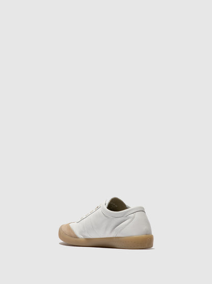 Sapatilhas em pele suave Softinos IRIE branco areia