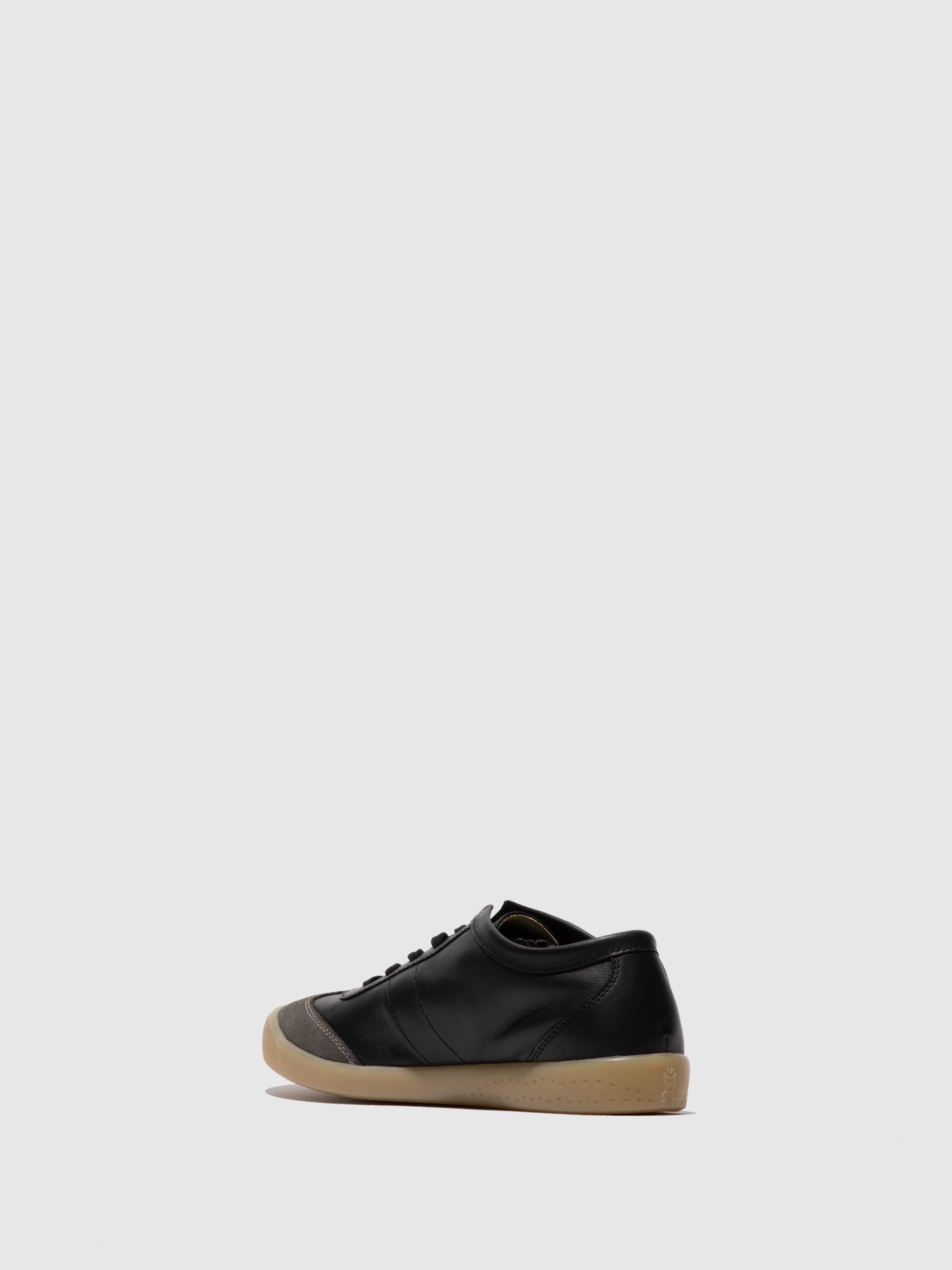 Sapatilhas em pele suave Softinos IRIE preto charcoal