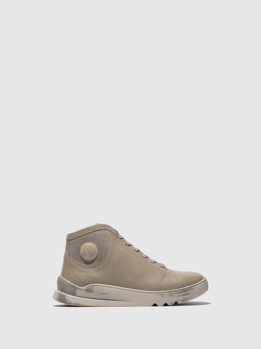 Botins em pele suave Softinos LUM cinza claro