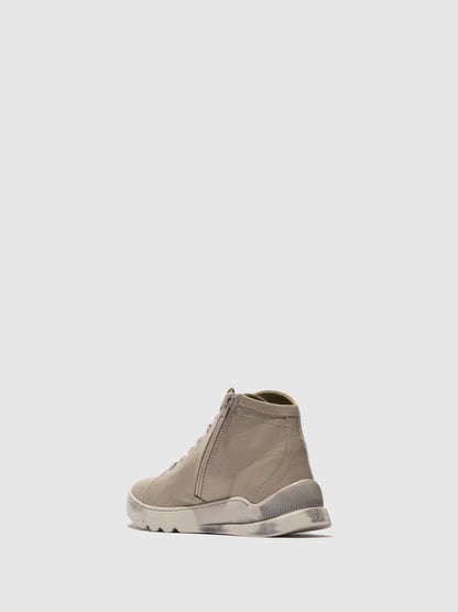 Botins em pele suave Softinos LUM cinza claro