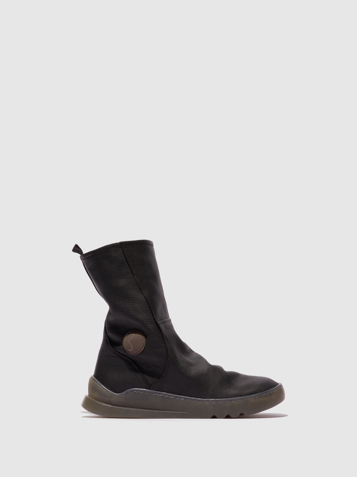 Botas em pele suave Softinos LOG preto