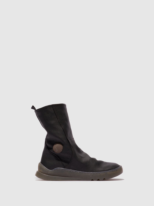 Botas em pele suave Softinos LOG preto
