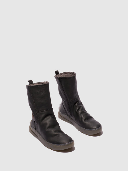 Botas em pele suave Softinos LOG preto