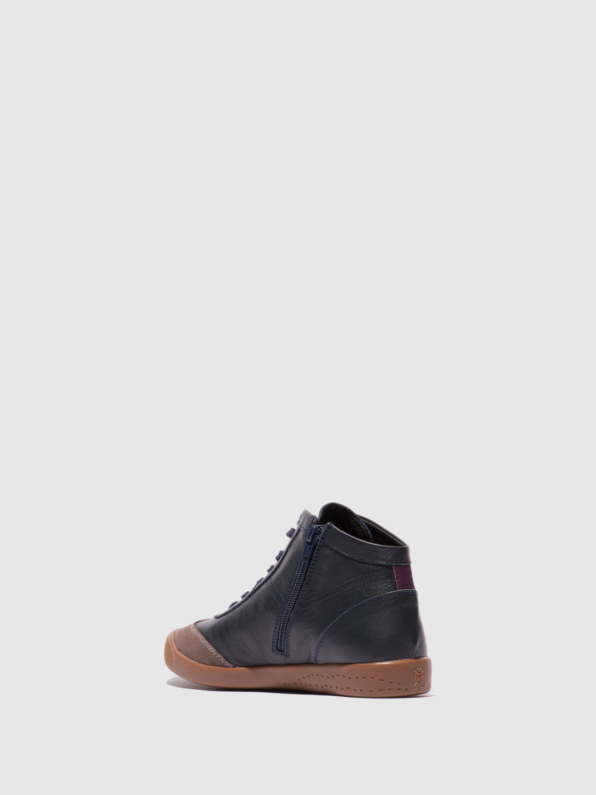 Botins em pele suave Softinos IMBO azul-marinho/taupe