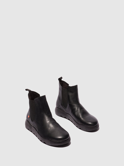 Botins em pele suave Softinos WIRL preto