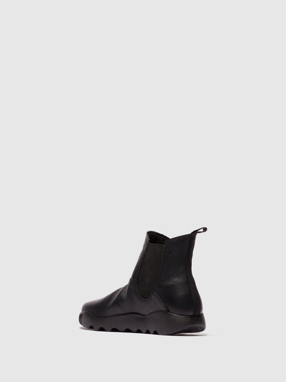 Botins em pele suave Softinos WIRL preto