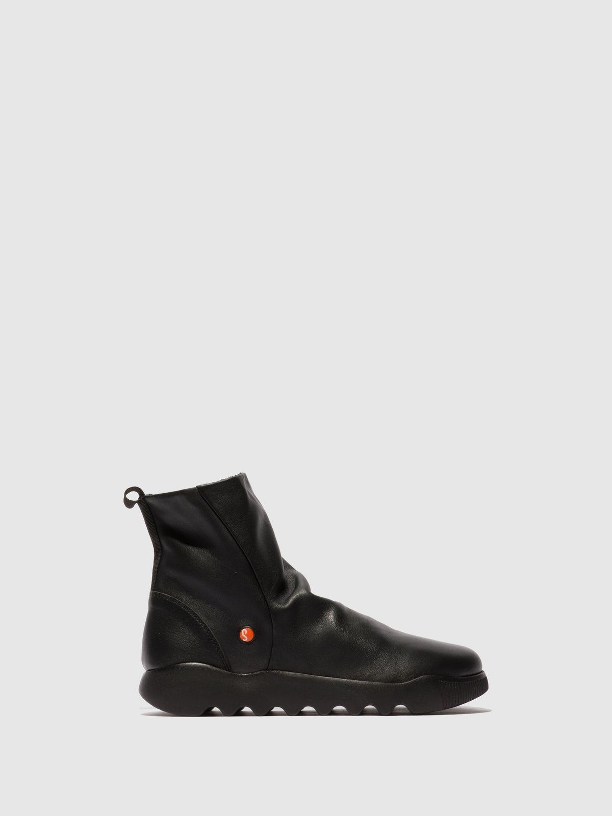 Botins em pele suave Softinos WARM preto