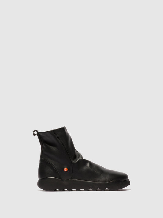 Botins em pele suave Softinos WARM preto