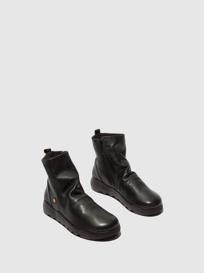 Botins em pele suave Softinos WARM preto