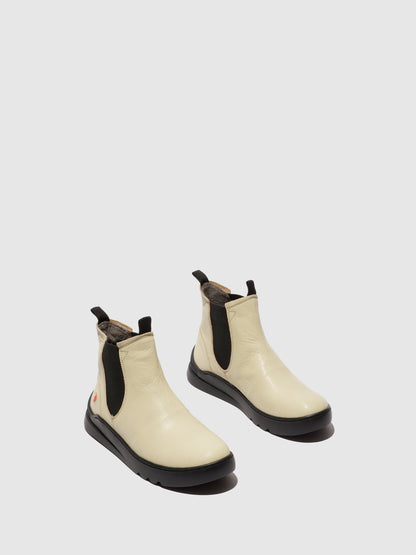 Botins em pele suave Softinos LACE cru