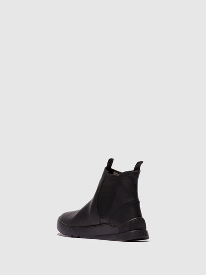 Botins em pele suave Softinos LACE preto