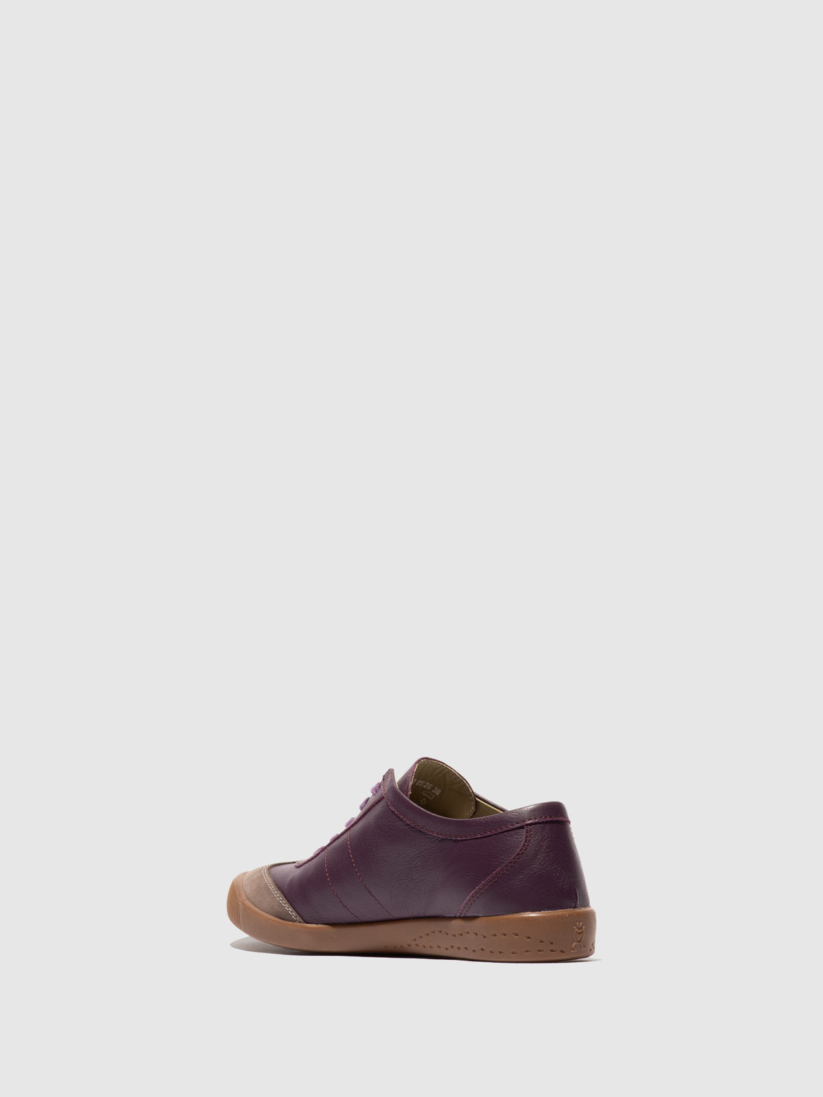 Ténis em pele suave Softinos IGLU roxo/taupe