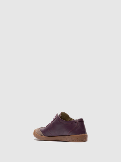 Ténis em pele suave Softinos IGLU roxo/taupe