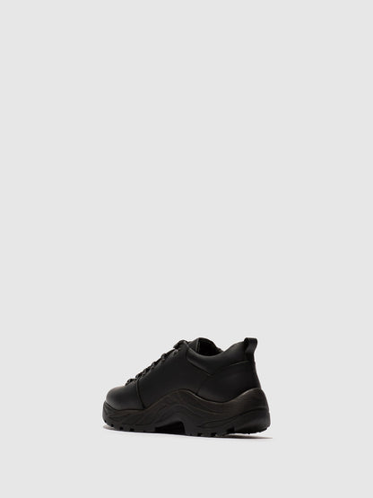 Sapatos com Atacadores em Pele Fred & Frederico RAFS Preto