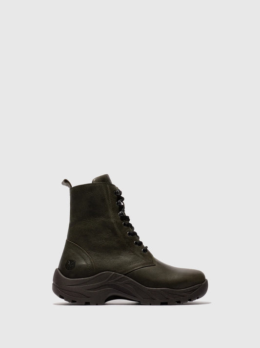 Botins com Atacadores em Pele Fred & Frederico REWU Diesel