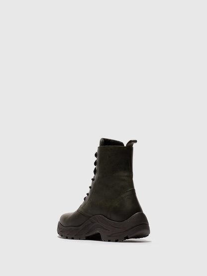 Botins com Atacadores em Pele Fred & Frederico REWU Diesel