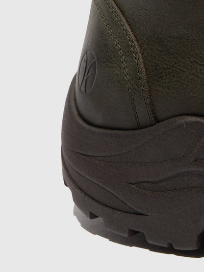 Botins com Atacadores em Pele Fred & Frederico REWU Diesel