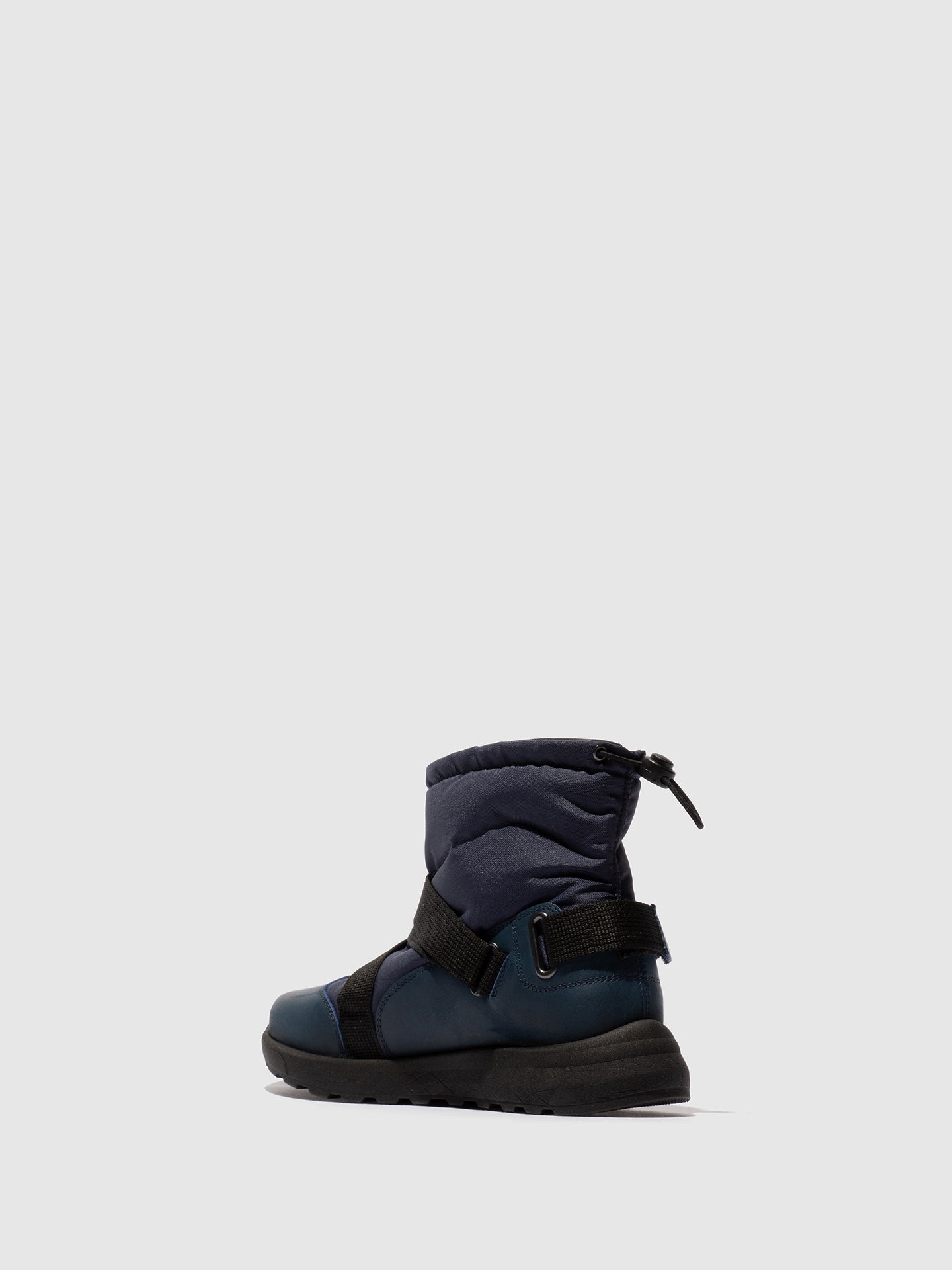 Botins com Fivela em Nylon e Pele Fred & Frederico RIGE Azul