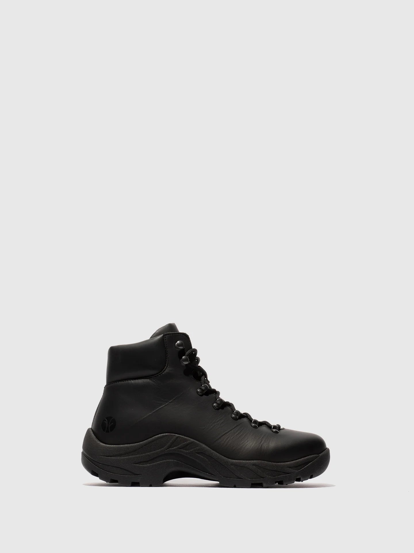 Botins com Atacadores em Pele Fred & Frederico RIXE Preto