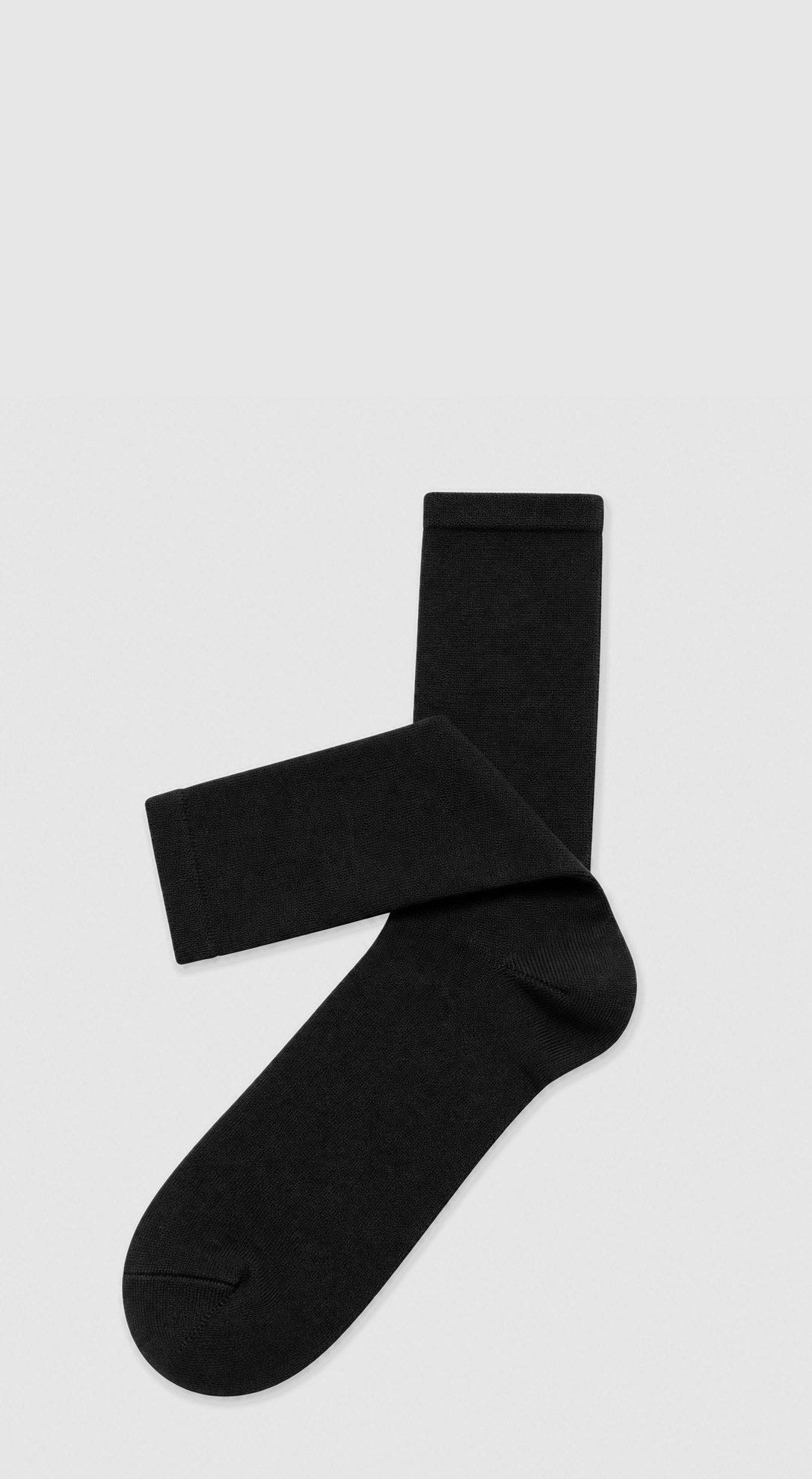 Meias de Bambu com Punho Anti-Pressão Preto