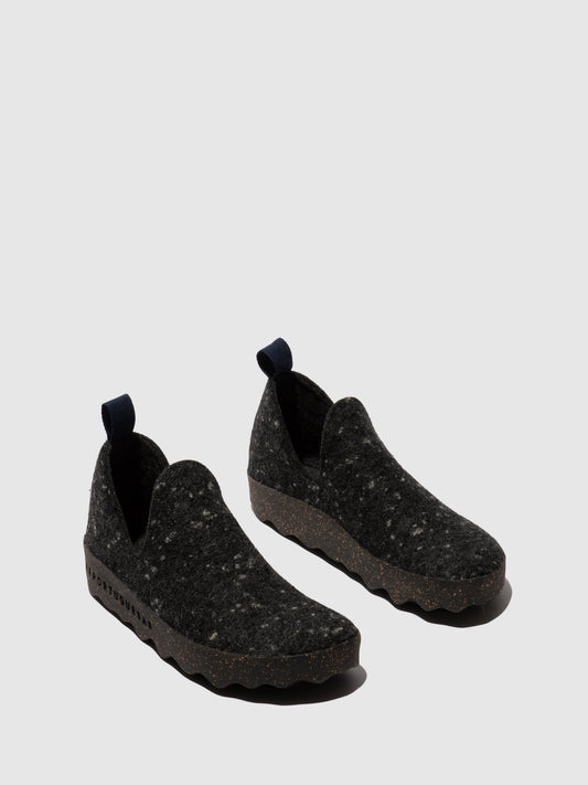 Sapatos abotinados em burel As Portuguesas City antracite