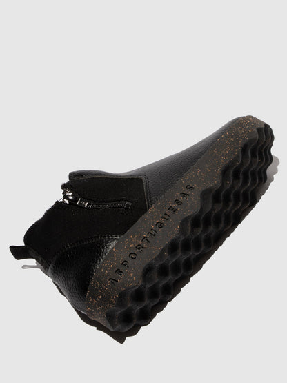 Botins em material reciclado As Portuguesas COLM preto